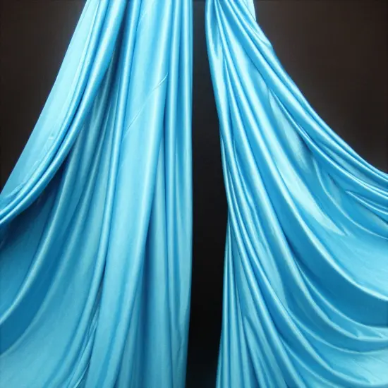 1 Yard Low Stretch Aqua Polyester Fabric For Aerial Silks Hammocks Backdrops Crafts 108/120 Inch Width {3}