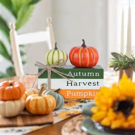 Thanksgiving Tabletop Decorations for Tiered Tray {2}