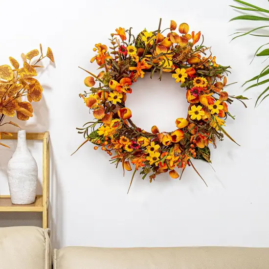 18 Inches Fall Wreaths for Front Door {2}