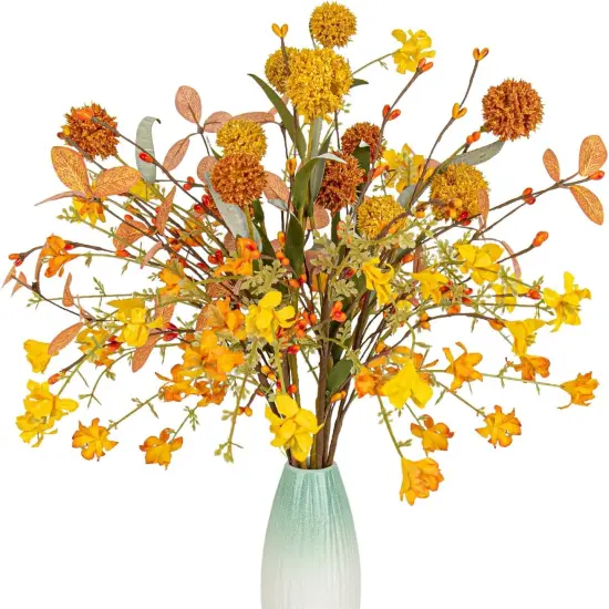 10 Pack Fall Flowers - Dandelion and Berries {1}