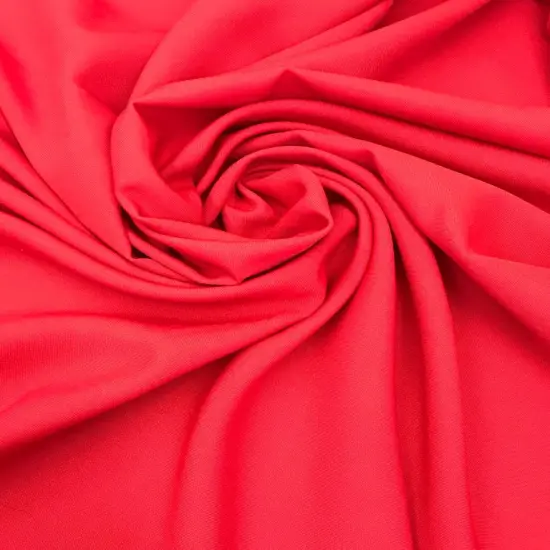 1 Yard White Polyester Backdrop Fabric Wedding Drapery Semi Opaque 5 feet wide x 8 feet high Red {1}
