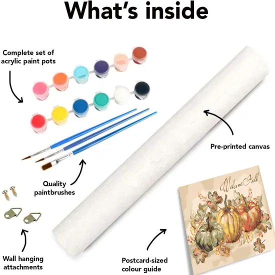 16X20 Inch - Fall Paint by Numbers for Adults {5}