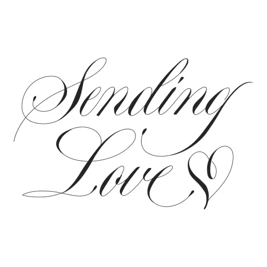 Spellbinders BetterPress Press Plate By Paul Antonio-Sending Love {3}
