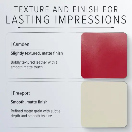 Gallery Leather Compact with Window Album 4x6-3 Ring Binder Photo Album with Window, 60 Pages for 120 Photos, Fillable, Handcrafted - 9.25 x 8 " Freeport Ivory {5}