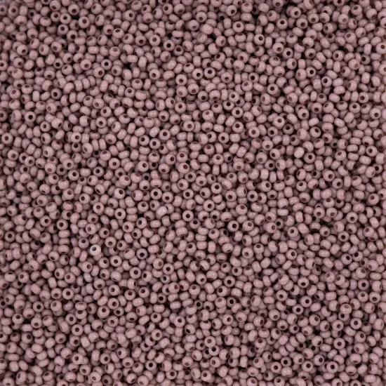 John Bead 11/0 Opaque Dyed Solgel Czech Glass Seed Beads, 250g Lavender {1}