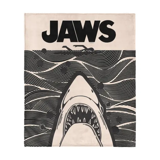 Universal Jaws Silk Touch Throw Blanket Squiggle Poster {10}