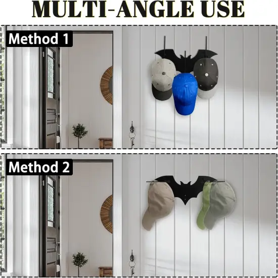 Goth Hat Rack for Baseball Caps {4}