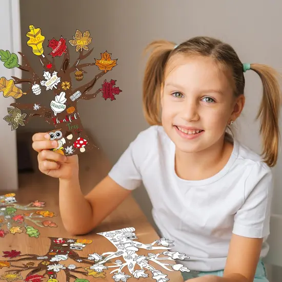 Fall Thankful Craft - 48PCS {5}