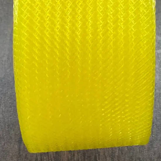 1 Yard Nylon Horsehair Trim 2" Wide Stiff Crinoline Braid for Costumes & Formal Wear Yellow {1}