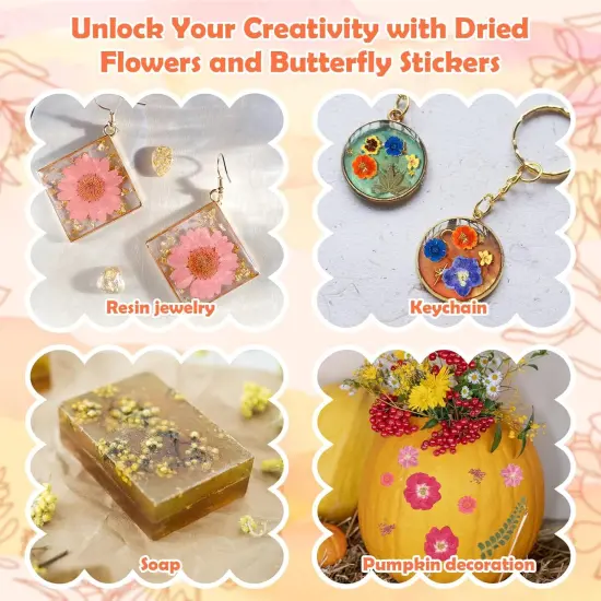 269 PCS Dried Pressed Flowers for Resin Crafts {3}