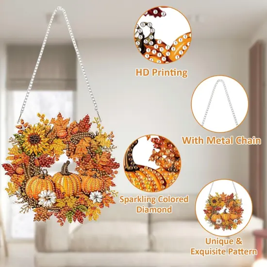 Halloween Diamond Painting Hanging Kits for Adults Beginners {4}