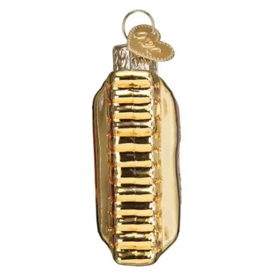Old World Christmas 2.0 Inch Twix Tree Ornament , Ornament Candy Gold {2}