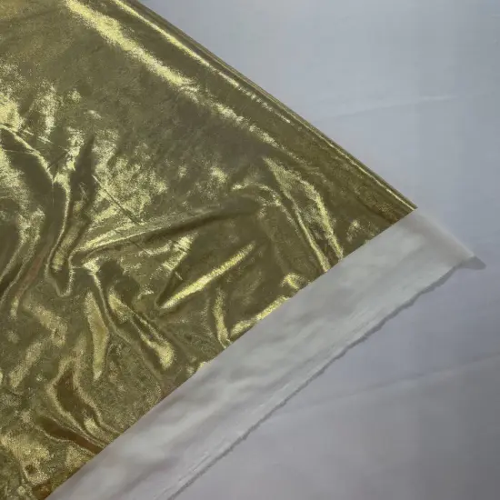 1 Yard Liquid Metallic Titanium Lame Polyester Spandex Fabric Foil Stretch 58-60 inches width Aqua {3}