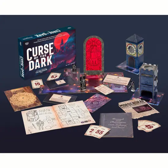 Professor Puzzle: Curse Of The Dark - A 2-Part Collaborative Escape Room Game, Uncover The Mysteries Of The Creature's Castle, Ages 14+, 1-6 Players {4}