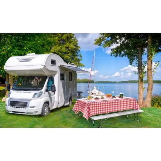 Exquisite Plastic Table Cover Roll &ndash; 40" x 100' Disposable Tablecloth Roll &ndash; Premium Thick 0.5 MIL Plastic Banquet Roll &ndash; Party Table Cover Roll for Events & Catering Red Gingham {5}