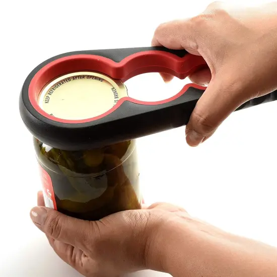 Norpro Jar Lid Gripper Opener and 5-in-1 Pop Can / Beer Bottle Opener Combo {5}