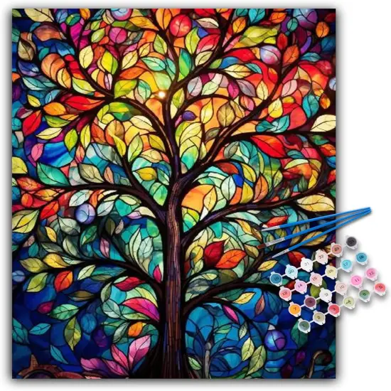Paint by Numbers Kit for Adults- Tree of Life Adult {1}