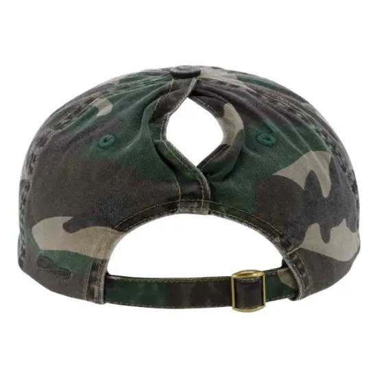 Infinity Her&reg; Women's Garment Washed Fashion Print Cap Fashion Camo {2}