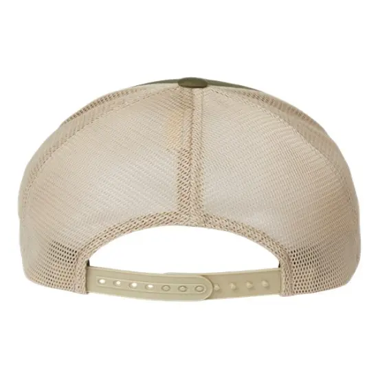 Flexfit&reg; Mesh Back Cap Olive/ Khaki {2}