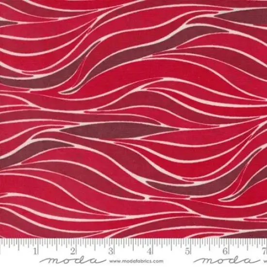 Pine Valley Berry Sleigh Ride Stripes Red 44"/45" Fabric Per Yard {1}