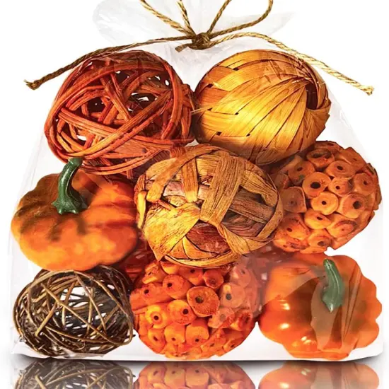 Fall Decorative Balls for Bowls {1}