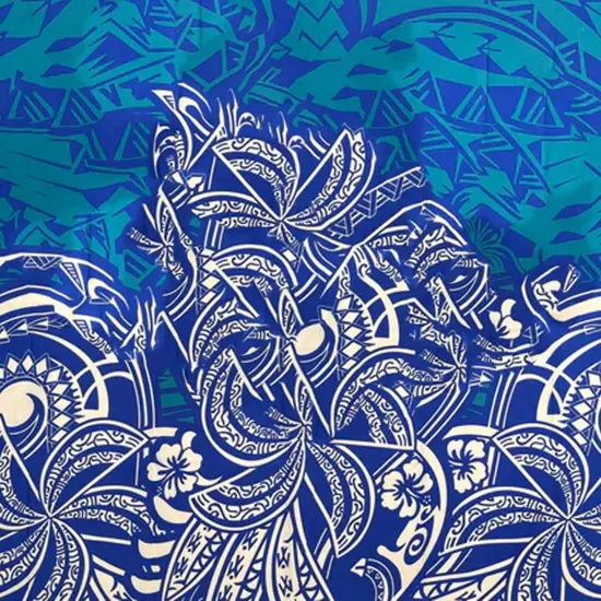 Fiji Islands Seal Sarong 100% Polyester, 72" L x 45" W {2}