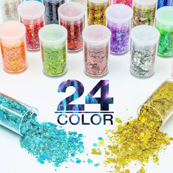 Holographic Chunky and Fine Glitter {2}