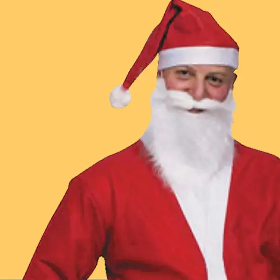 Festive Mens Pub Crawl Santa Costume Polyester for Holiday Parties and Events {4}