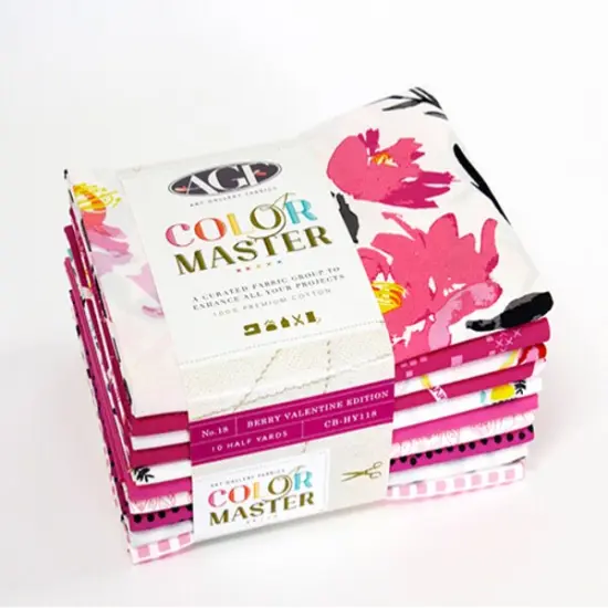 Berry Valentine Color Master Half Yard Bundle by AGF Studio for Art Gallery (CB-HY118) {1}