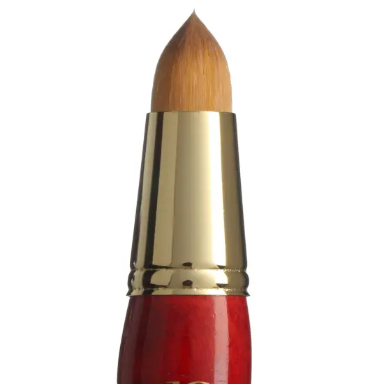 Princeton Series 4050 Heritage Synthetic Sable Brush-Short Handle Round Size 10 {3}