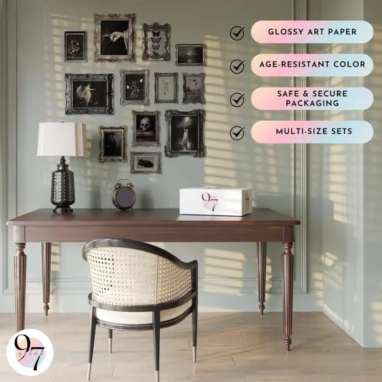 97 Decor Victorian Gothic Wall Art Prints {4}