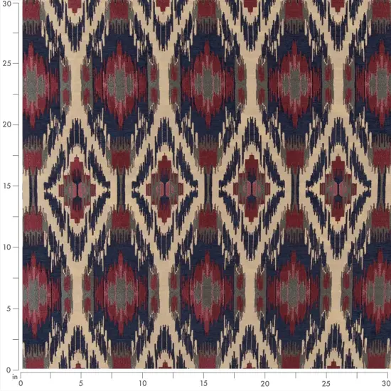 Berry - Purple AbstractGeometric,global Upholstery Fabric 54 Inches" {2}