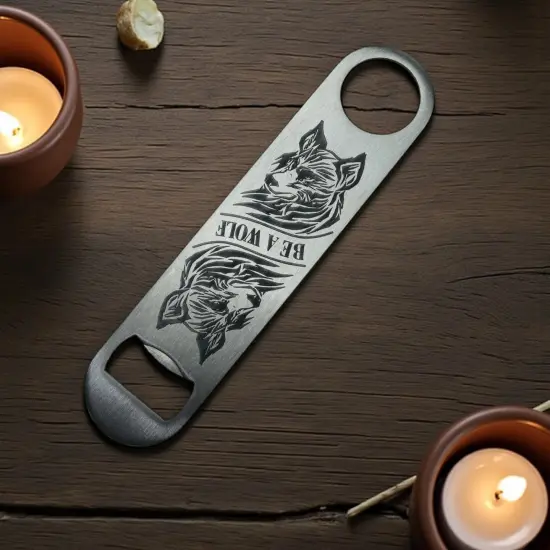 Tribal - Be a Wolf - Bottle Opener {5}