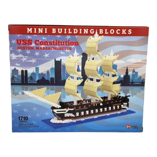Mini Building Blocks - USS Constitution Boston MA {1}