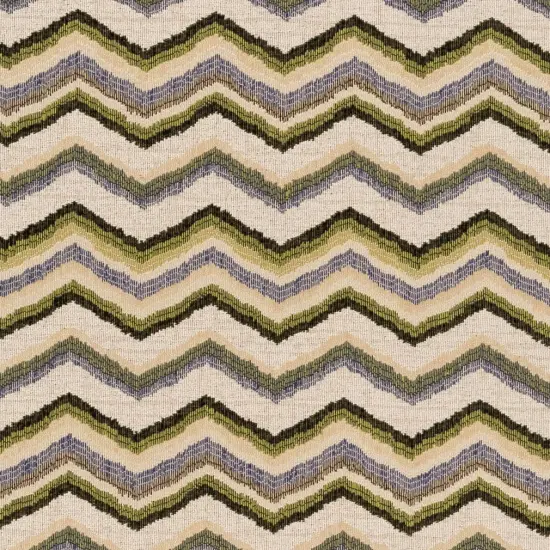 Spring - Green AbstractGeometric,herringboneChevron Upholstery Fabric 54 Inches" {1}