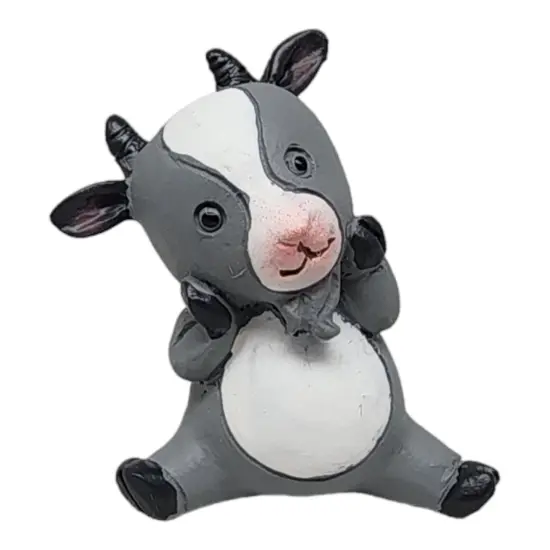 Happy Little Goat Pocket Charm - Brown {6}