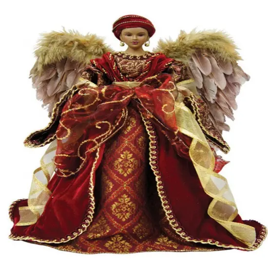 African American Diva Angel Tree Topper - 16" {1}