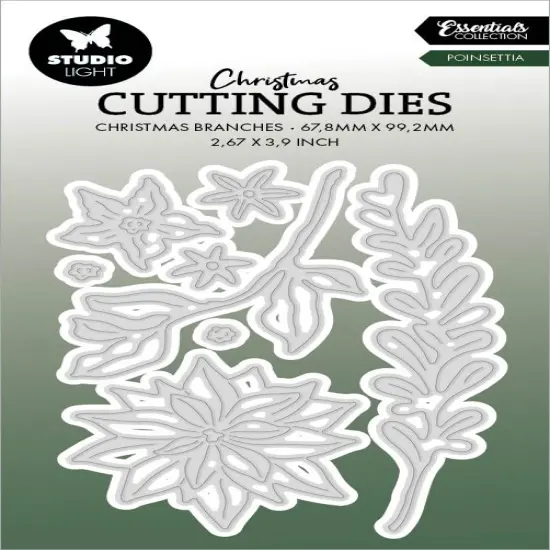 Studio Light Essentials Cutting Die-Nr. 843, Poinsettia {2}
