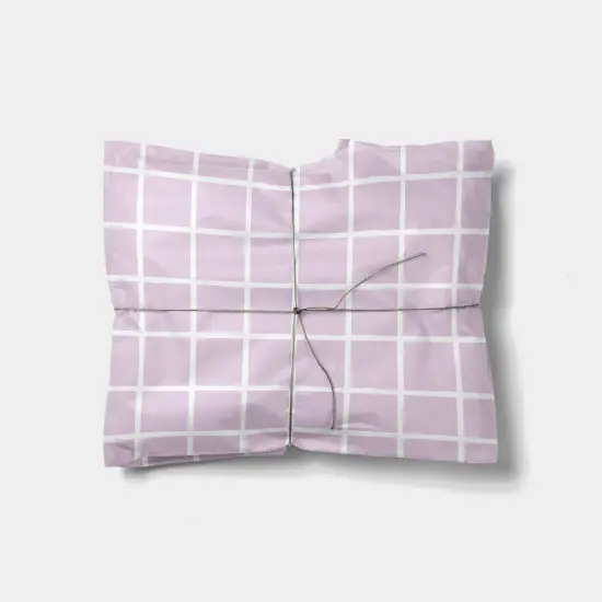 Violet Chalk Plaid Gift Wrap {1}