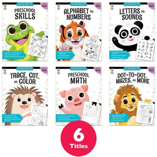I Can Do It! Prek Skills Workbook Pack, 6 Books {1}
