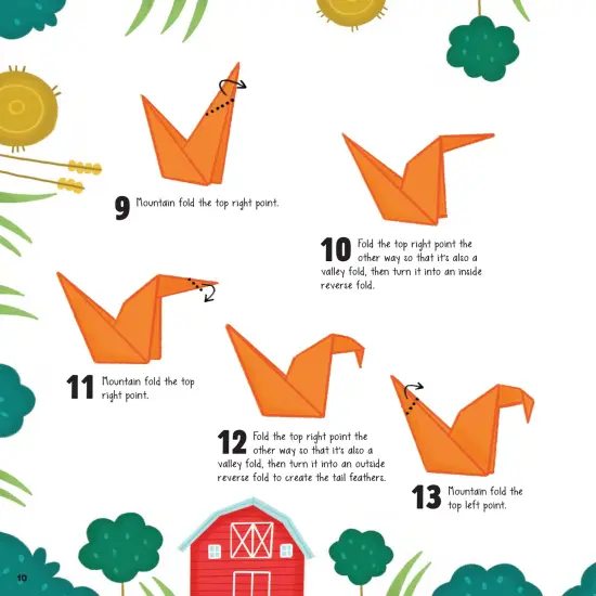 Origami Farm For Beginners-Softcover {6}