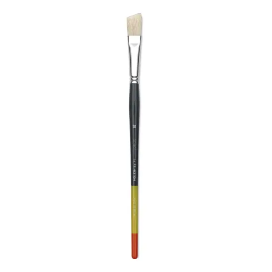 Princeton Snap! Natural Bristle Brush - Angle Brush, Long Handle, Size 10 {1}