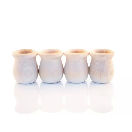 Kitcheniva 5 Pcs Natural Candlecup Candlestick Holders Home Decor Craft 1-5/8" {1}