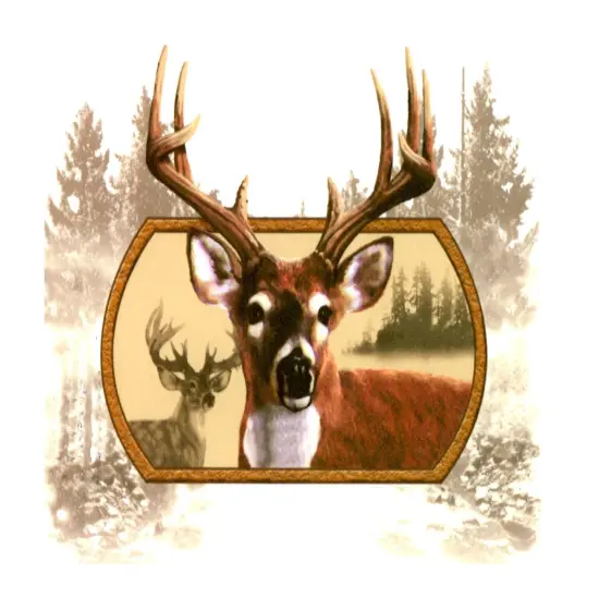 Deer Edible Cake Topper- 1/4 Sheet {1}