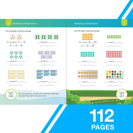 IXL Multiplication 4th Grade Math Workbooks, Mathematics Book for Kids Ages 9-10 Covering Times Table Facts and Properties, Multiplying With Multi Digit Numbers, and More {3}
