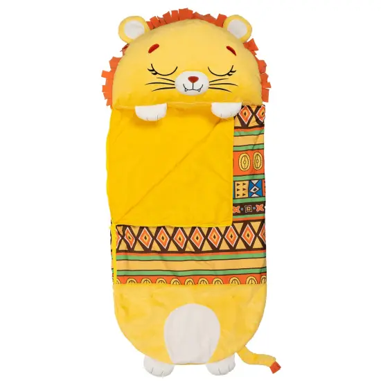 Happy Nappers: Pillow & Sleepy Sack: Large - Lion Lex - 66 x 30", 2-In-1: Plush Animal Opens Into Sleeping Bag, Soft Play & Nap Character, Kids 7+ {1}