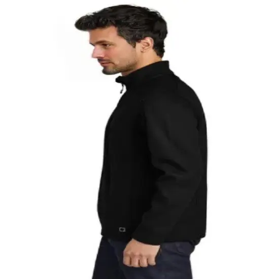 OGIO&reg; Grit Fleece Half Zip Blacktop {6}