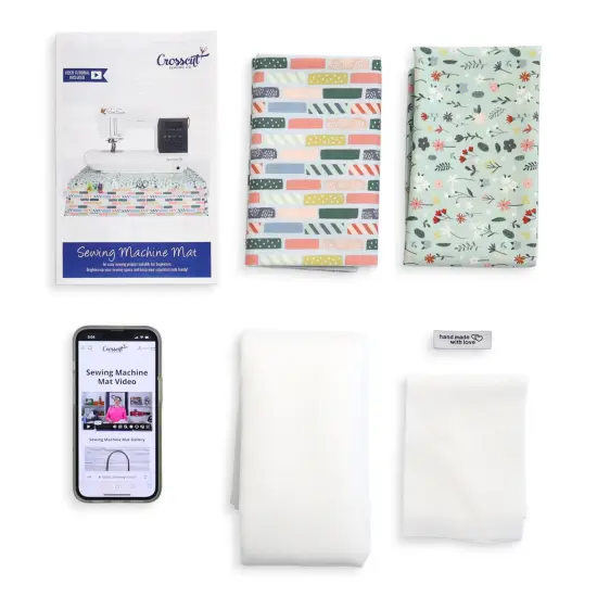 Crosscut Sewing Co.® Sewing Machine Mat Sewing Project Kit for Beginners with Fabric, Instructions and Video Washi {5}