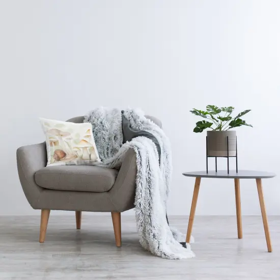 Moth with Floral Wings Decorative Printed Throw Pillow Design by Leah Straatsma, 18 x 7 x 18 {2}