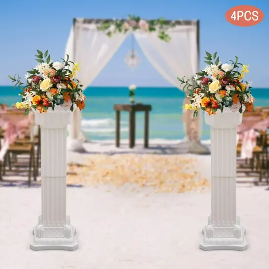 4 Pcs Wedding Party Roman Pillars European Style Landscaping Flowerpot Holder {5}